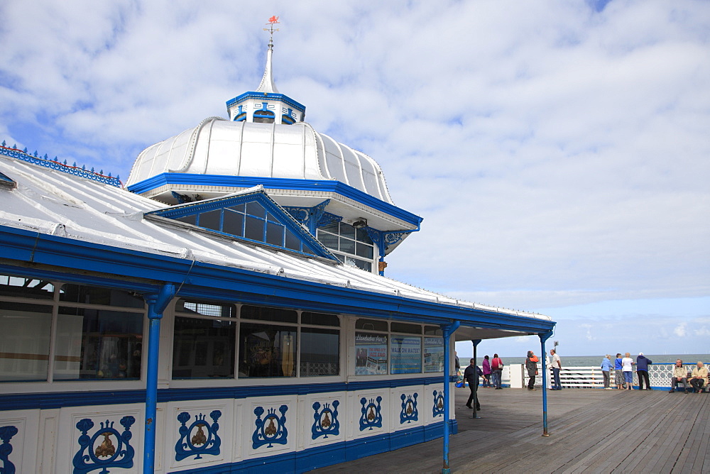 Victorian era Pier, Llandudno, Conwy County, North Wales, Wales, United Kingdom, Europe