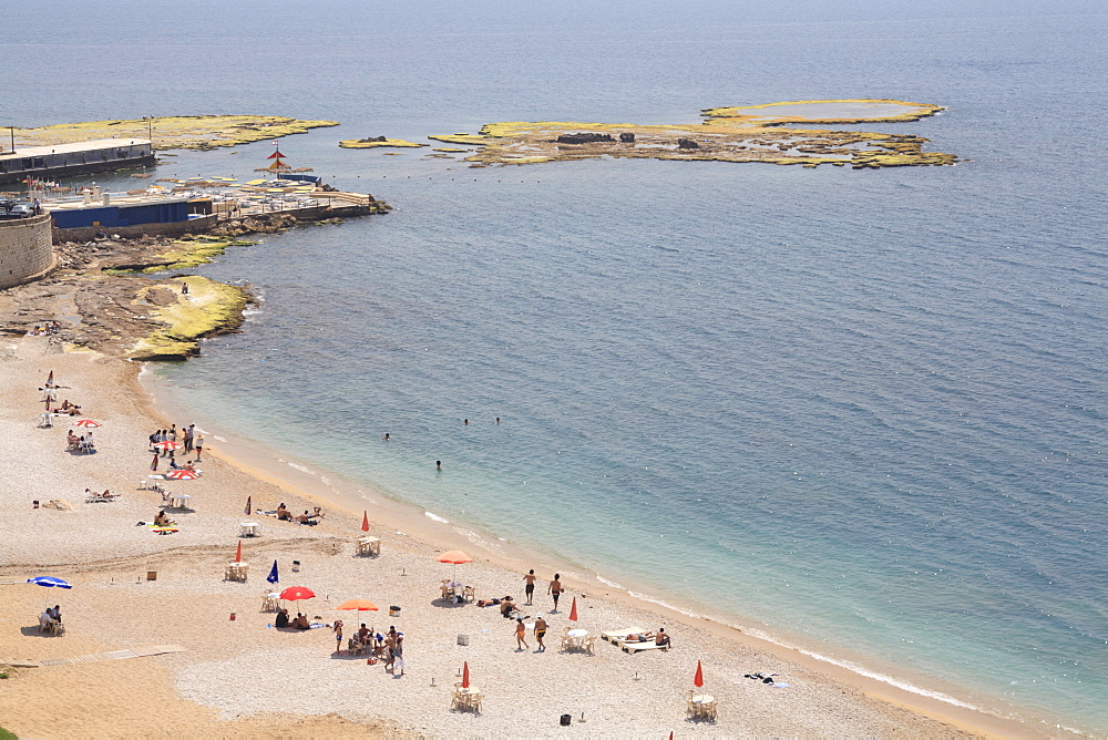 Beach, Byblos, Jbail, Lebanon, Middle East