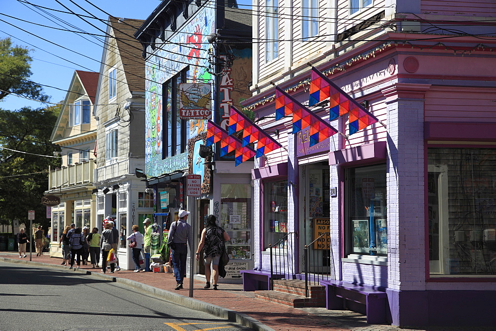 Commercial Street, Provincetown, Cape Cod, Massachusetts, New England, United States of America, North America