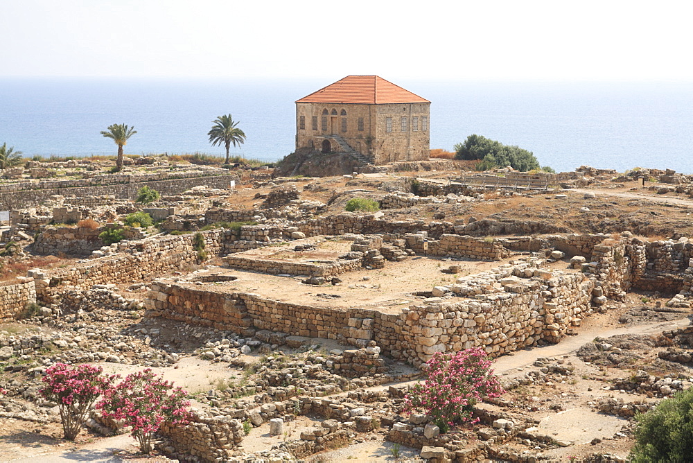 Ancient ruins, Byblos, UNESCO World Heritage Site, Jbail, Lebanon, Middle East