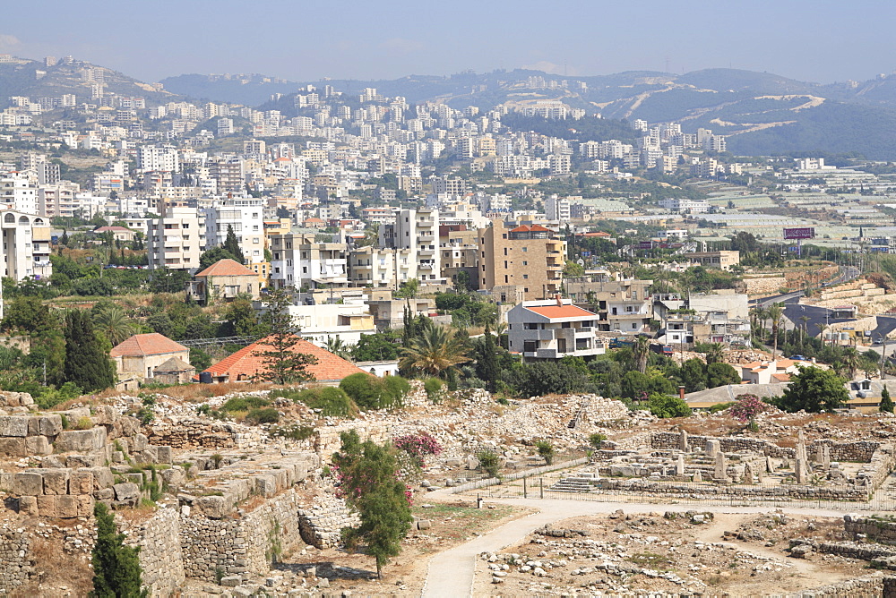 Ancient ruins, Byblos, UNESCO World Heritage Site, Jbail, Lebanon, Middle East