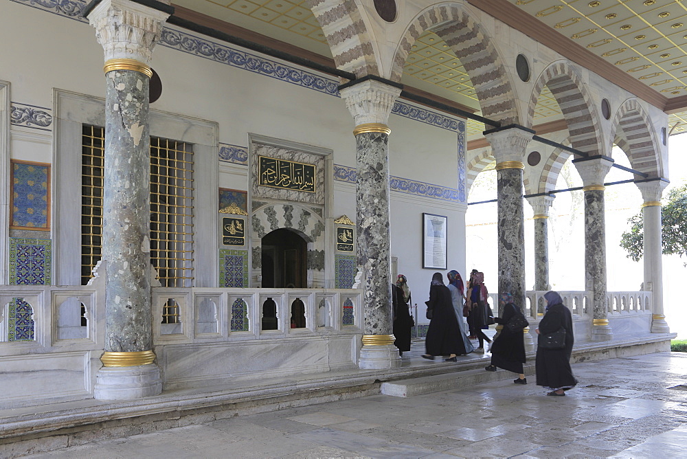 Audience Chamber (Audience Hall), Topkapi Palace, UNESCO World Heritage Site, Istanbul, Turkey, Europe