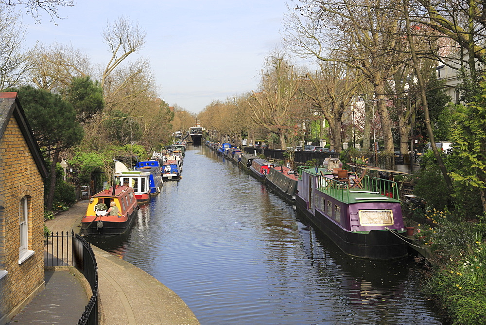 House Boats, Little Venice, Regents Canal, London, England, United Kingdom, Europe