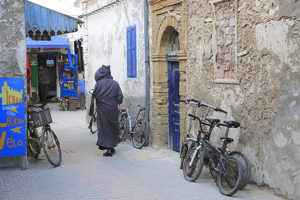 Street scene, Medina, UNESCO World Heritage Site, Essaouira, Morocco, North Africa, Africa