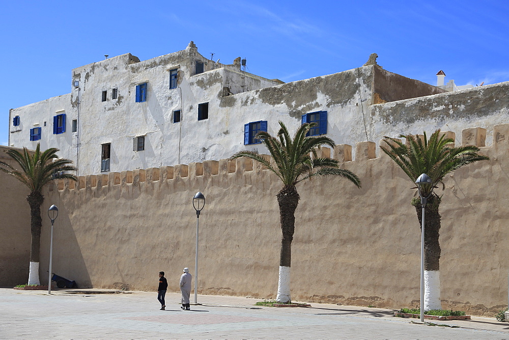 Old City Wall, Essaouira, UNESCO World Heritage Site, Morocco, North Africa, Africa