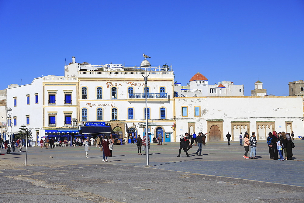 Moulay Hassan Square, Essaouira, UNESCO World Heritage Site, Morocco, North Africa, Africa