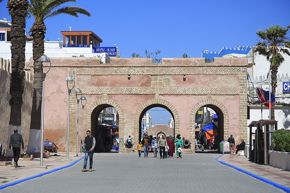 Old City Gate, Essaouira, UNESCO World Heritage Site, Morocco, North Africa, Africa