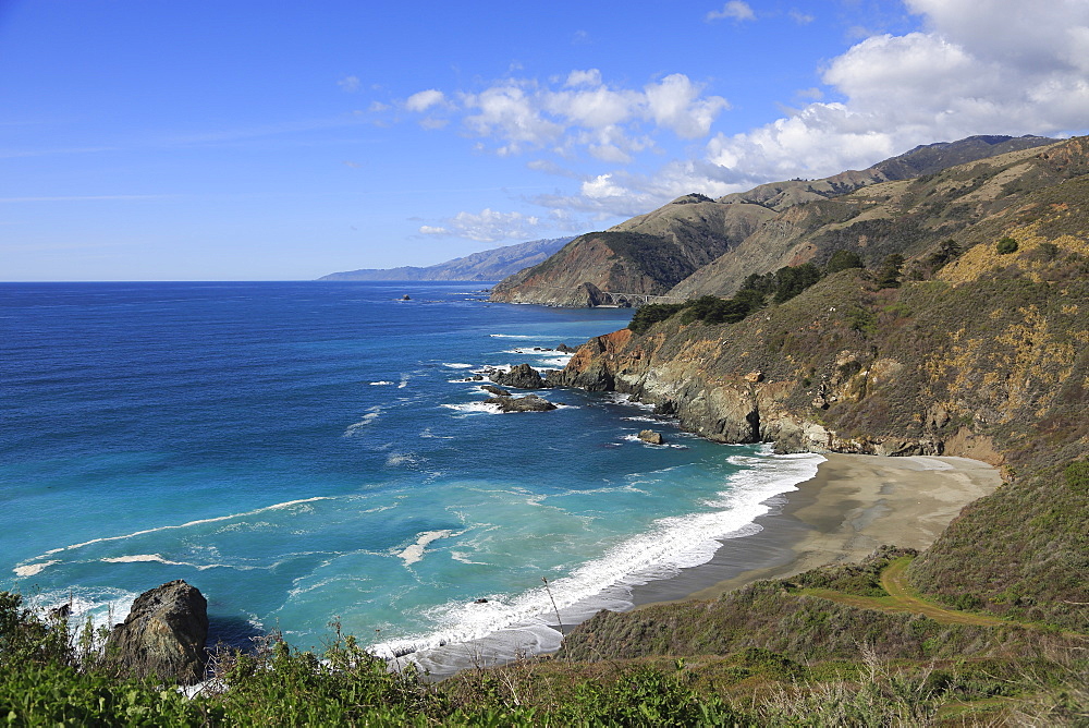 Big Sur Coastline, Pacific Ocean, California, United States of America, North America