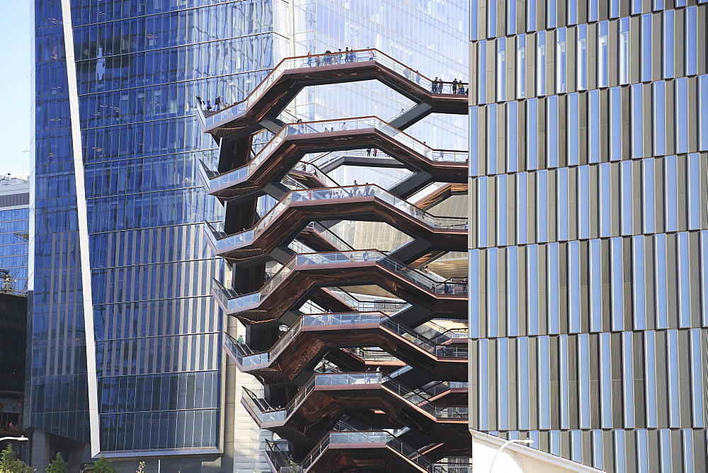 The Vessel, Staircase, Hudson Yards, Manhattan, New York City, United States of America, North America