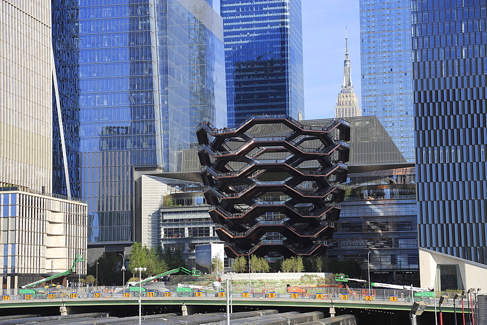 The Vessel, Staircase, Hudson Yards, Manhattan, New York City, United States of America, North America