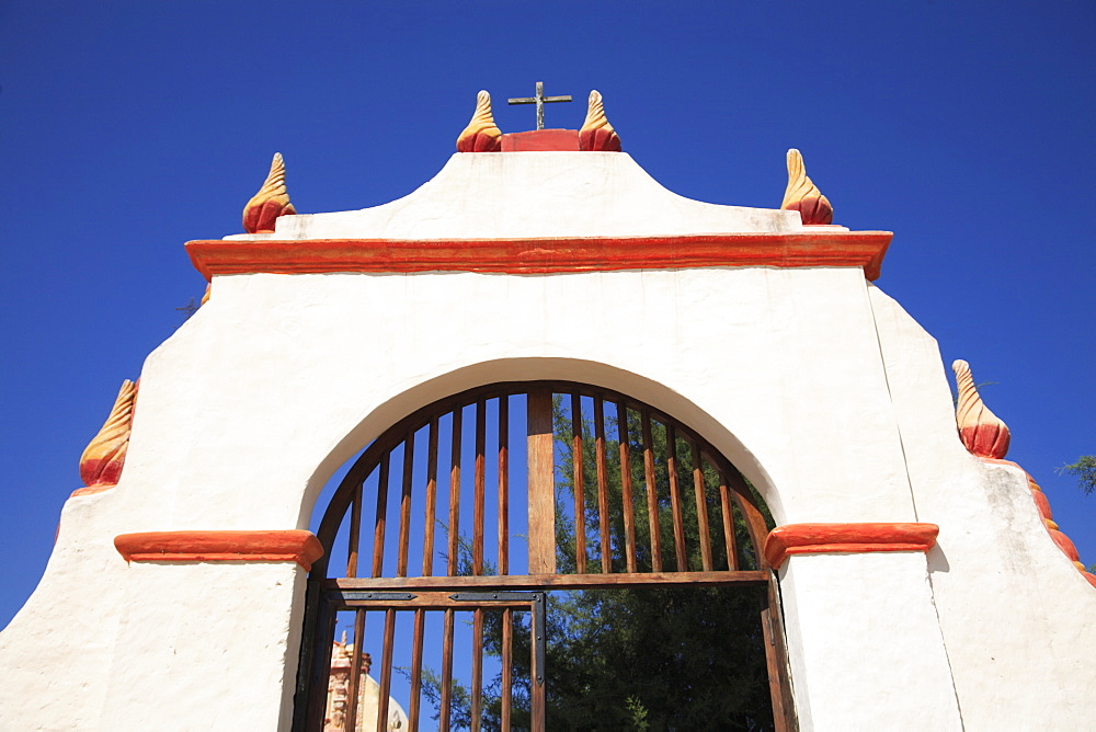 Tancoyol Mission, UNESCO World Heritage Site, one of five Sierra Gorda missions designed by Franciscan Fray Junipero Serra, QuerŽtaro, Mexico, North America