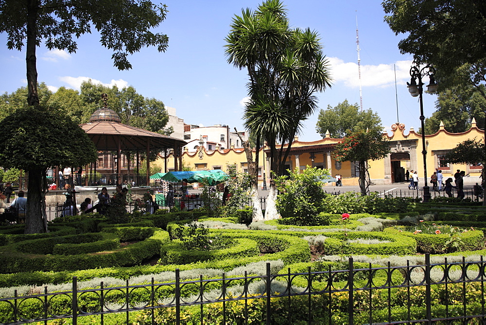 Plaza Hidalgo, Coyoacan, Mexico City, Mexico, North America