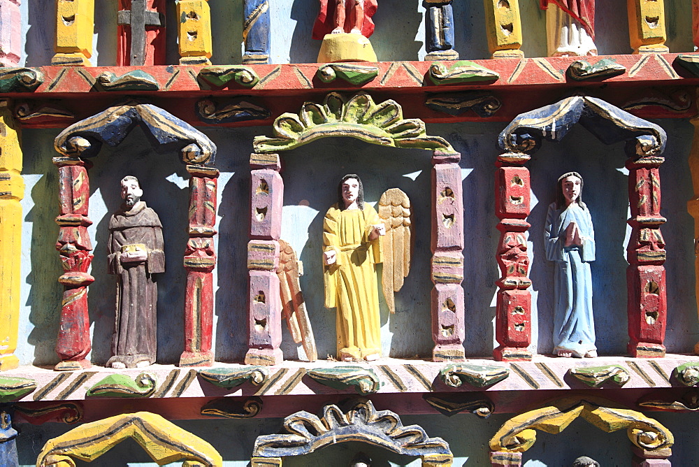 Religious folk art, San Miguel de Allende, San Miguel, Guanjuato State, Mexico, North America