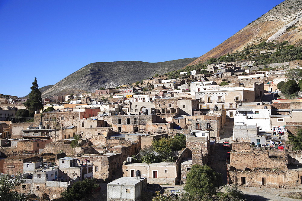 Real de Catorce, former silver mining town now popular with tourists, San Luis Potosi state, Mexico, North America