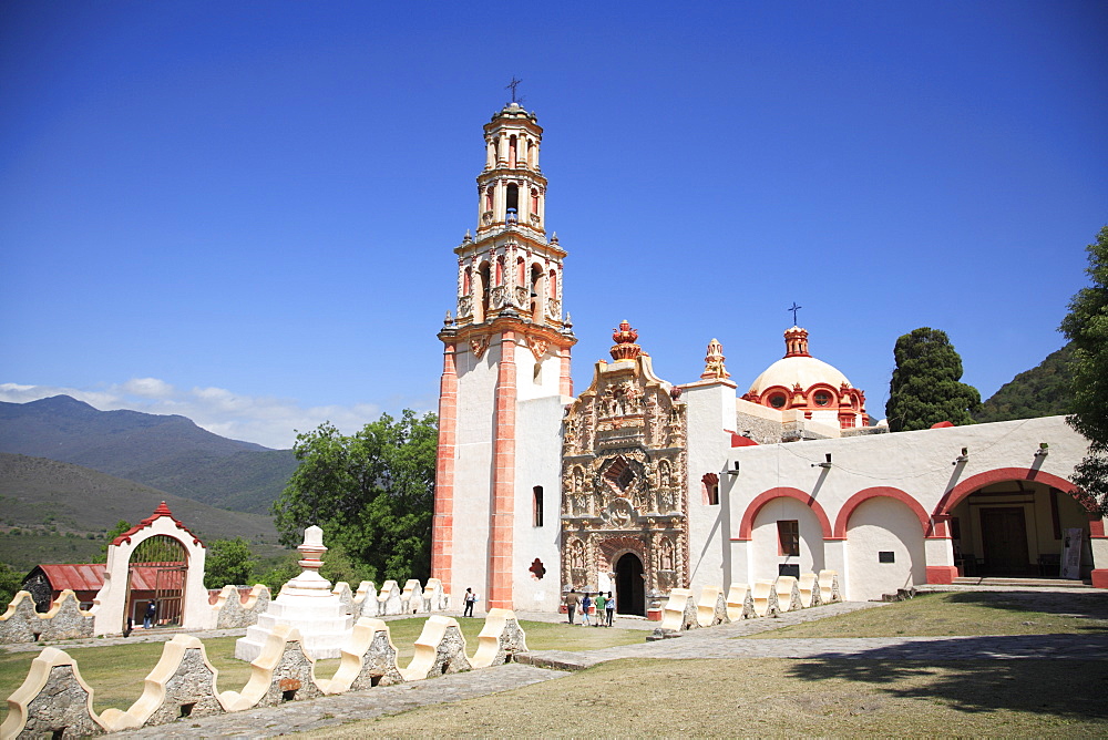 Tilaco Mission, UNESCO World Heritage Site (designed by Franciscan Fray Junipero Serra), Queretaro, Mexico