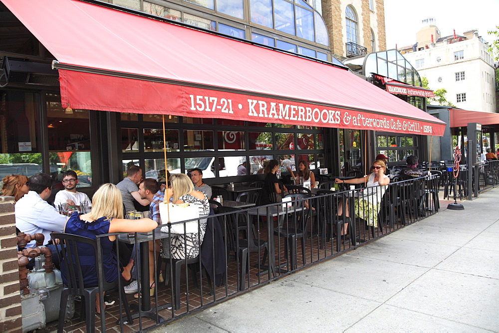 Bookstore and cafe, Dupont Circle, Washington D.C., United States of America, North America