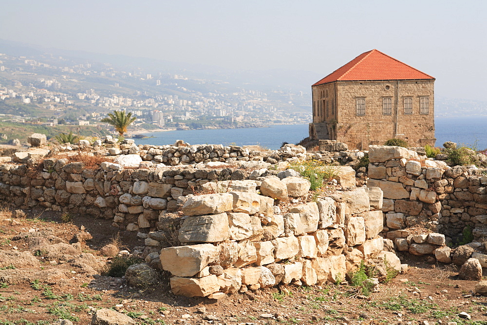 Ancient ruins, Byblos, UNESCO World Heritage Site, Jbail, Lebanon, Middle East