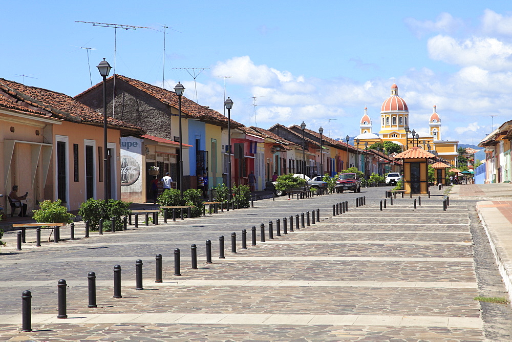 Calle La Calzada, Granada, Nicaragua, Central America