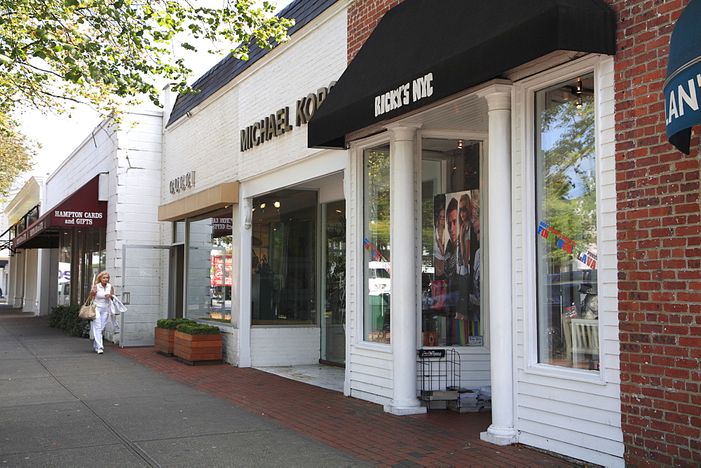 Main Street, East Hampton, The Hamptons, Long Island, New York, United States of America, North America