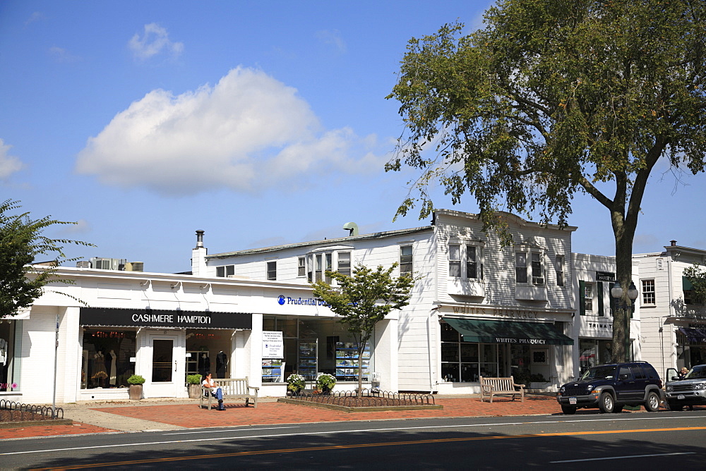 Main Street, East Hampton, The Hamptons, Long Island, New York, United States of America, North America