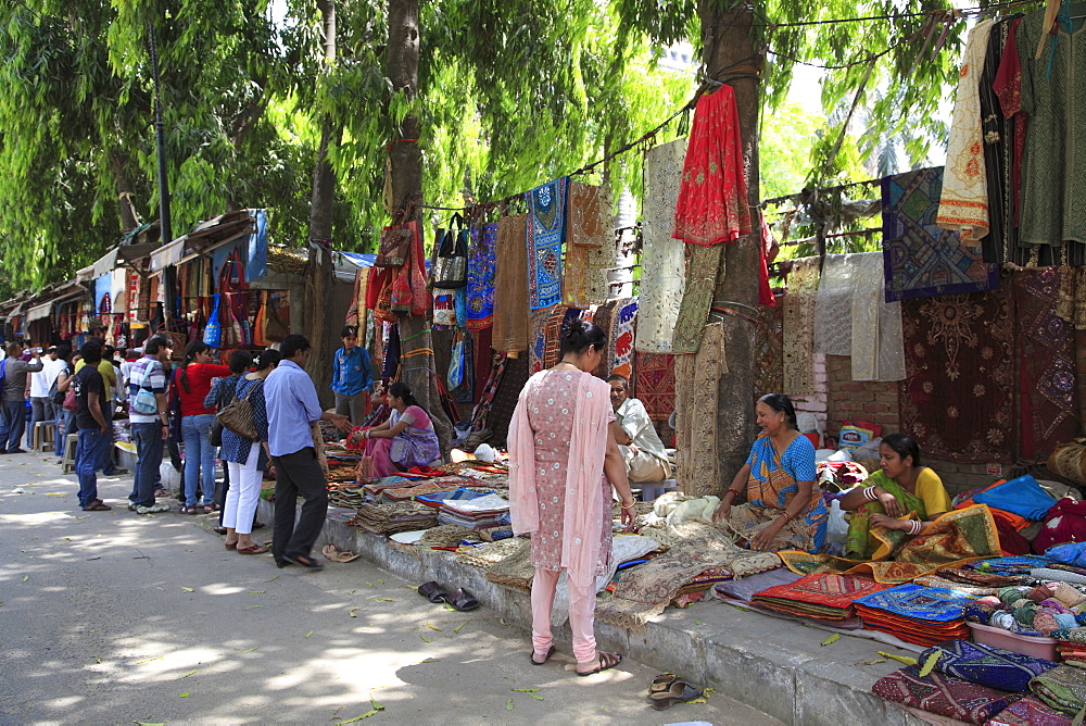 Janpath Market, Delhi, India, Asia