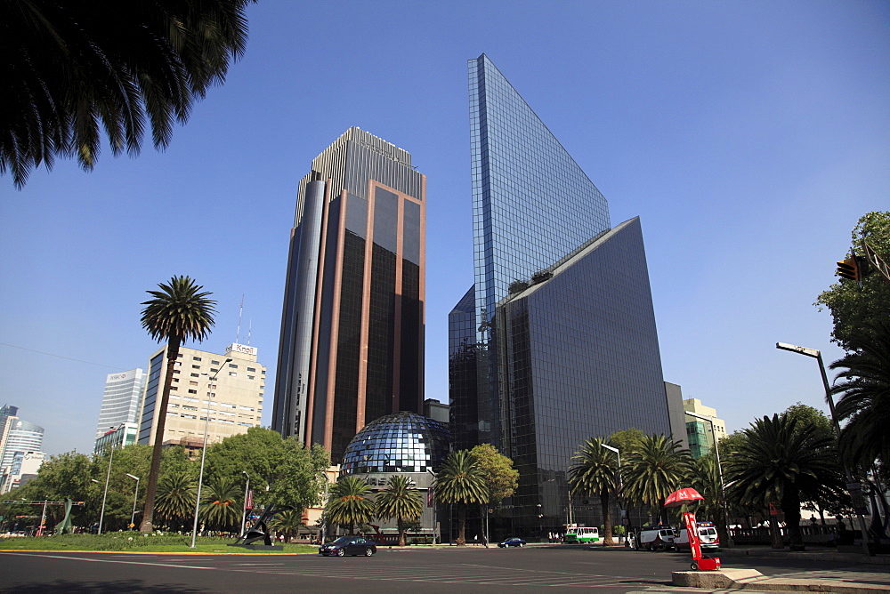 Mexican Stock Exchange Building, Centro Bursatil, Paseo de la Reforma, Reforma, Mexico City, Mexico, North America