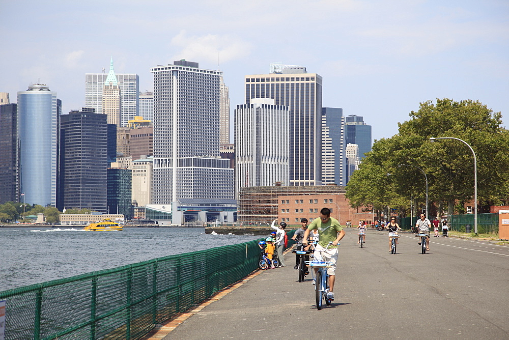 Governors Island, Park, National Historic Landmark Dstrict, New York City, New York Harbor, United States of America, North America