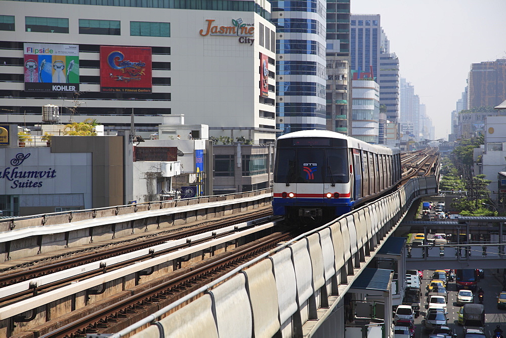 BTS Skytrain, Bangkok, Thailand, Southeast Asia, Asia