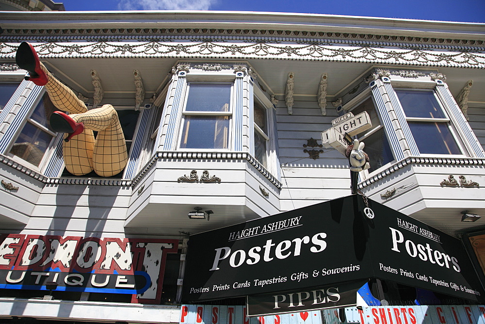 Haight Street, Haight Ashbury District, The Haight, San Francisco, California, United States of America, North America