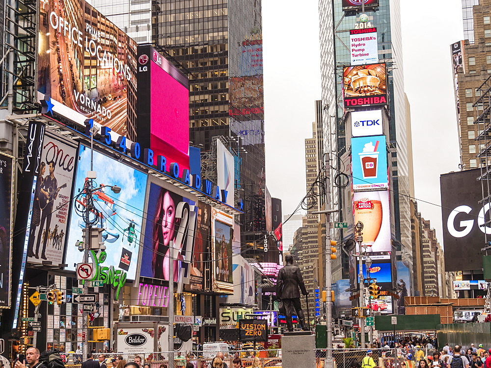 Times Square, Theatre District, Midtown, Manhattan, New York City, New York, United States of America, North America