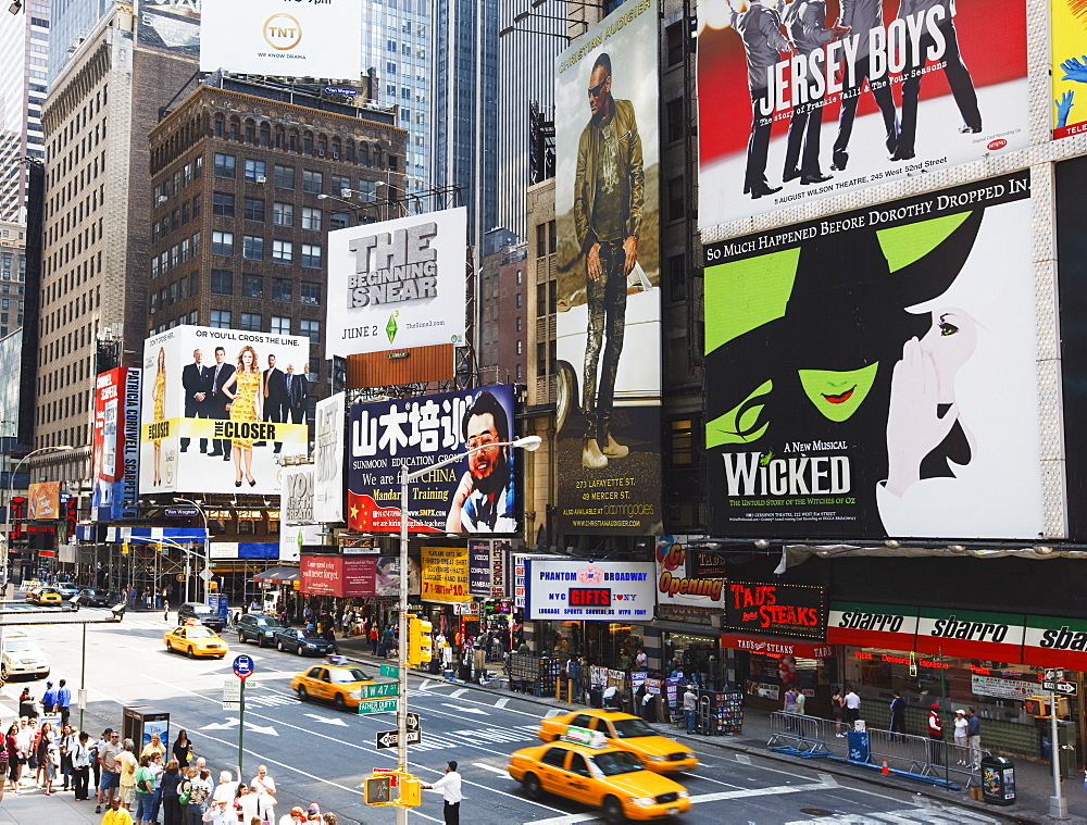 Times Square, Manhattan, New York City, New York, United States of America, North America