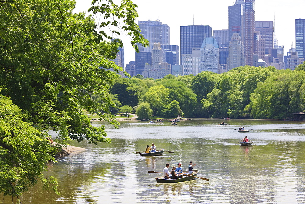 The Lake, Central Park, Manhattan, New York City, New York, United States of America, North America