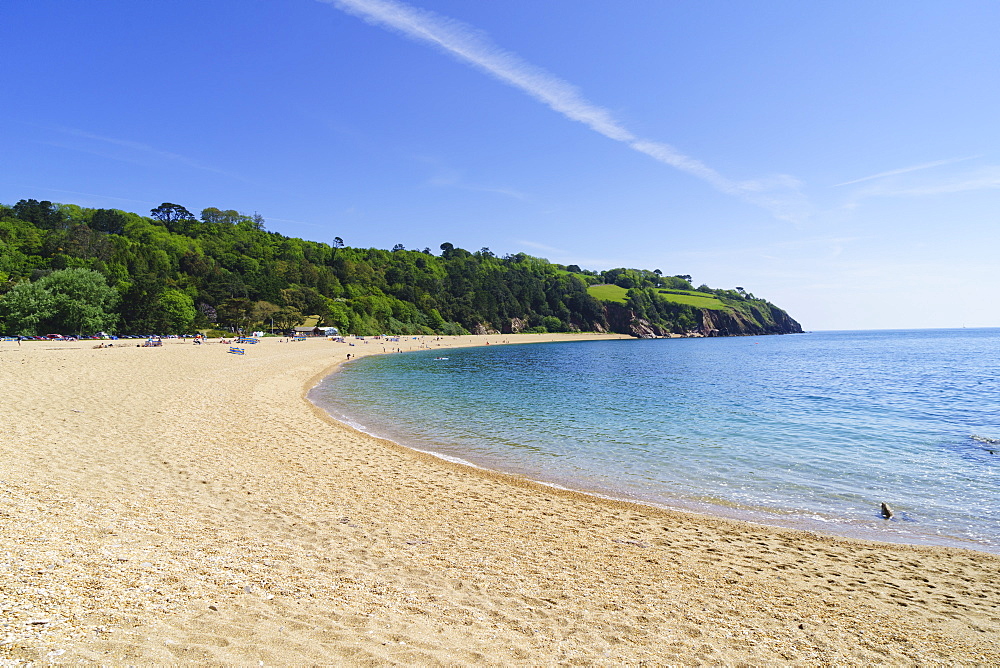 Blackpool Sands near Dartmouth, Devon, England, United Kingdom, Europe