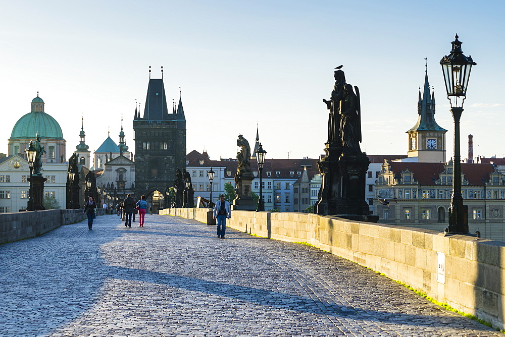 Charles Bridge, UNESCO World Heritage Site, Prague, Czech Republic, Europe