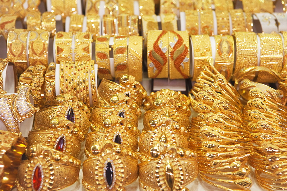 The Gold Souk, Deira, Dubai, United Arab Emirates, Middle East