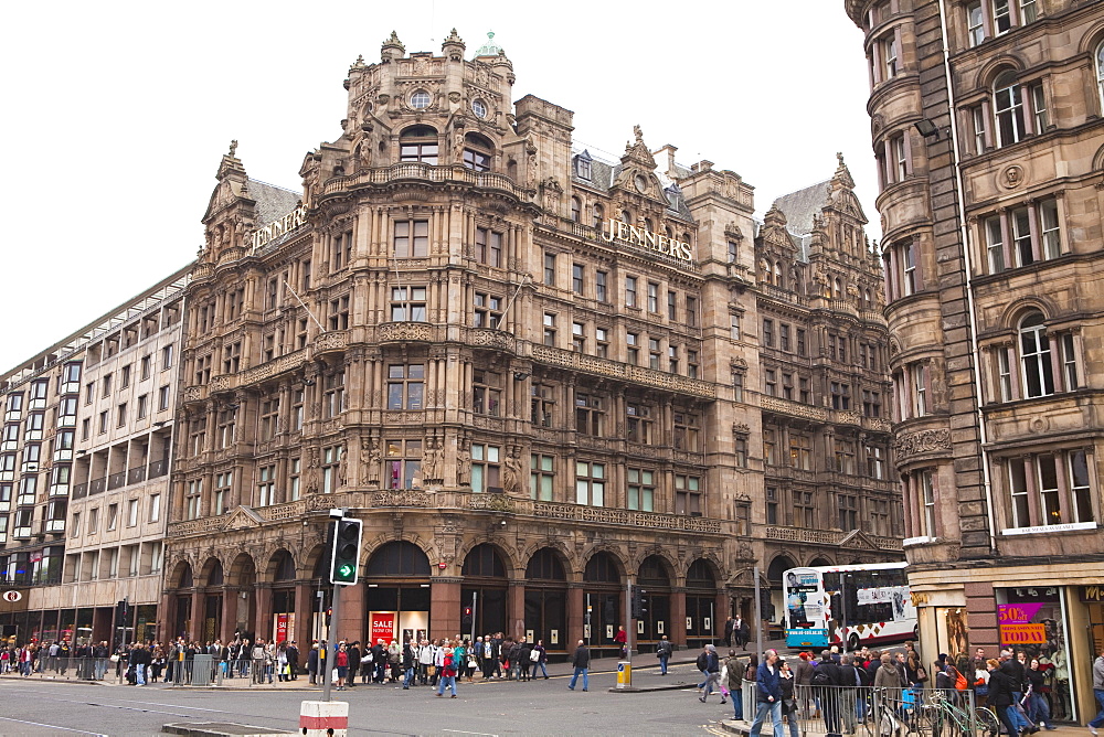 Jenners department store, Princes Street, Edinburgh, Scotland, United Kingdom, Europe