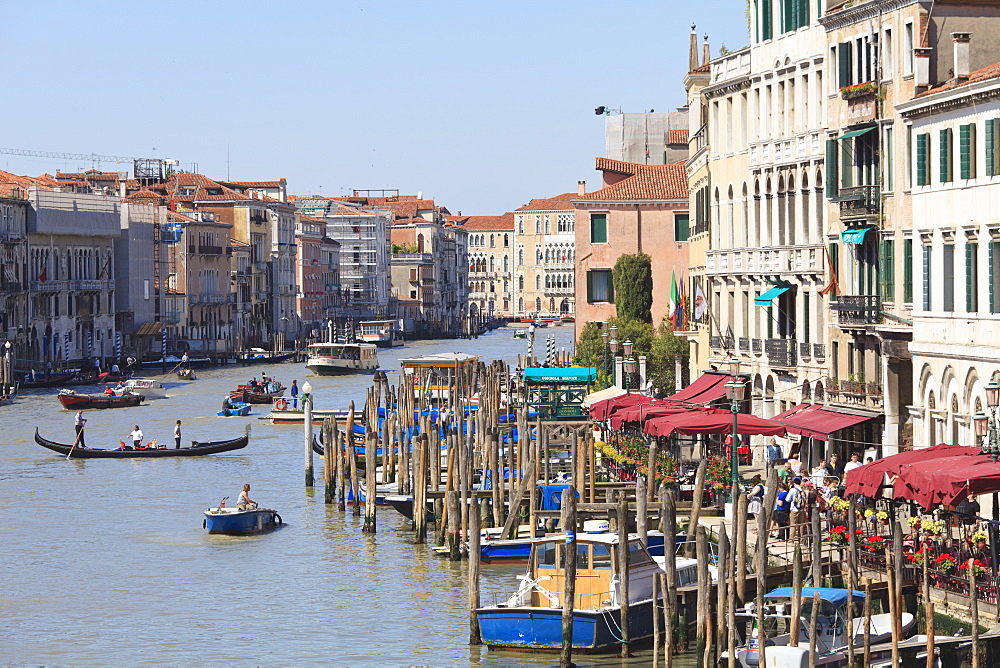 The Grand Canal, Venice, UNESCO World Heritage Site, Veneto, Italy, Europe