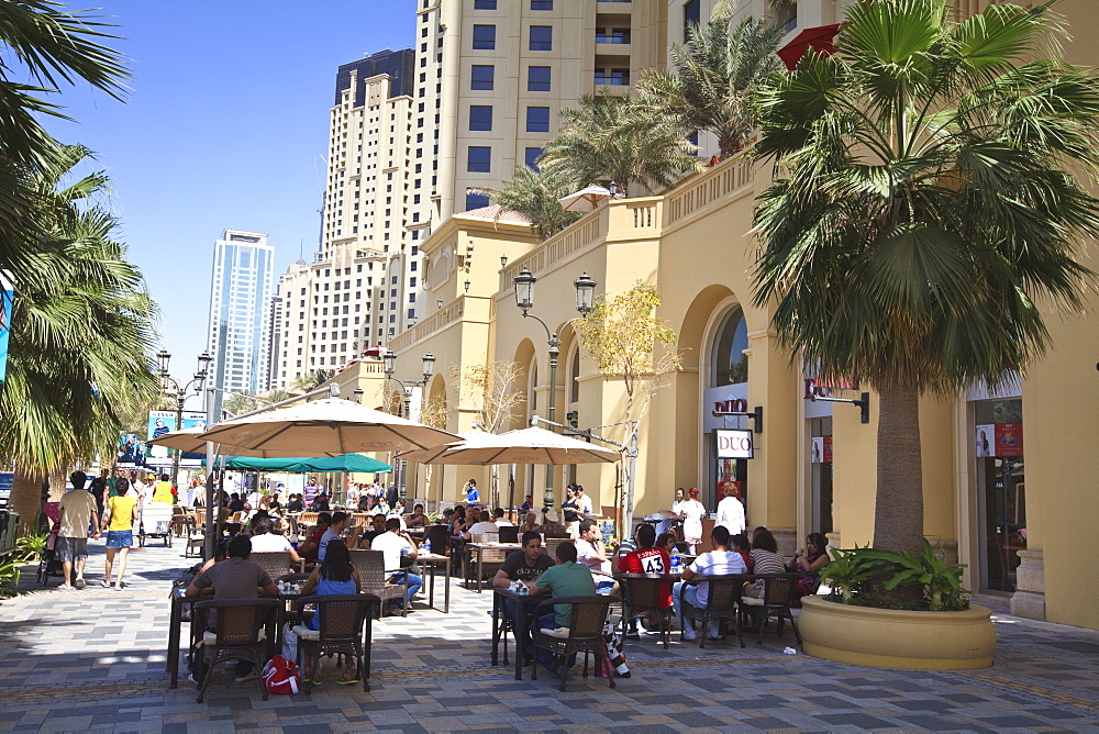 The Walk at Jumeirah Beach Residence, Dubai Marina, Dubai, United Arab Emirates, Middle East