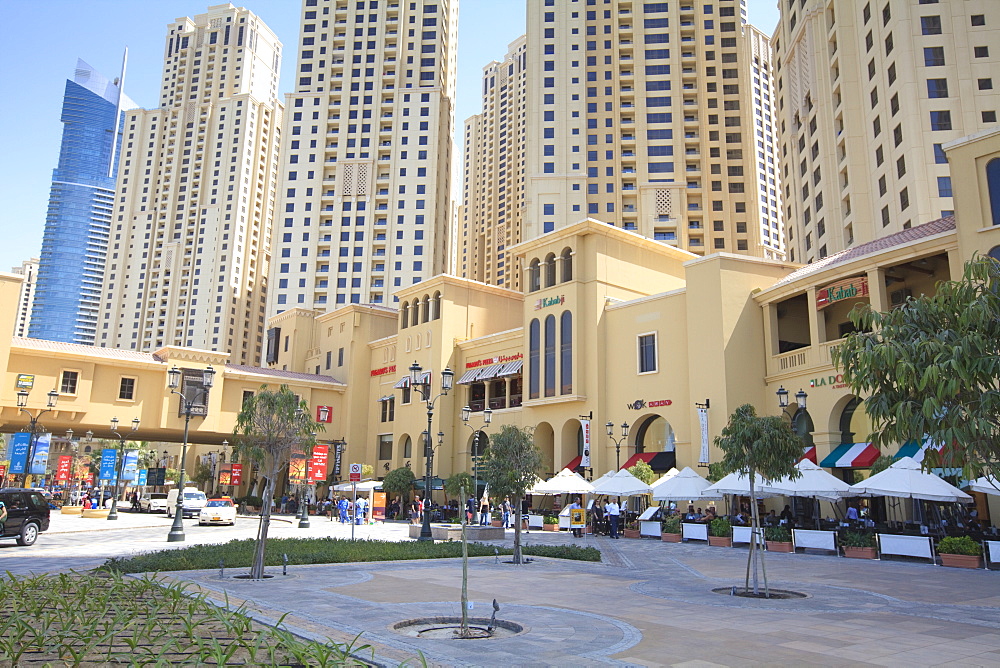 The Walk at Jumeirah Beach Residence, Dubai Marina, Dubai, United Arab Emirates, Middle East