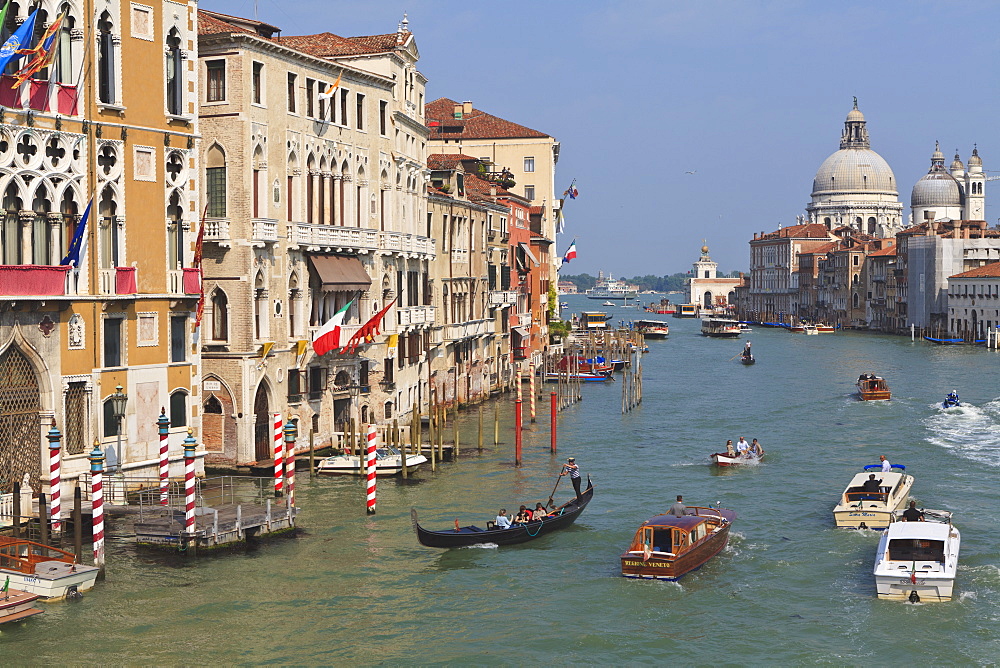 Grand Canal, Venice, UNESCO World Heritage Site, Veneto, Italy, Europe