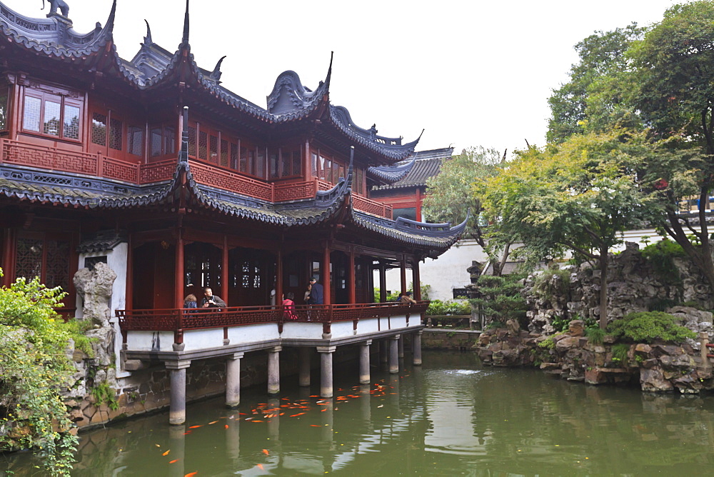 Yanshan Hall, Yu Yuan (Yuyuan) Gardens, Shanghai, China, Asia