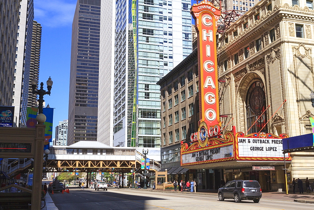 Chicago Theater, State Street, Chicago, Illinois, United States of America, North America 