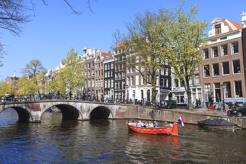 Keizersgracht Canal, Amsterdam, Netherlands, Europe