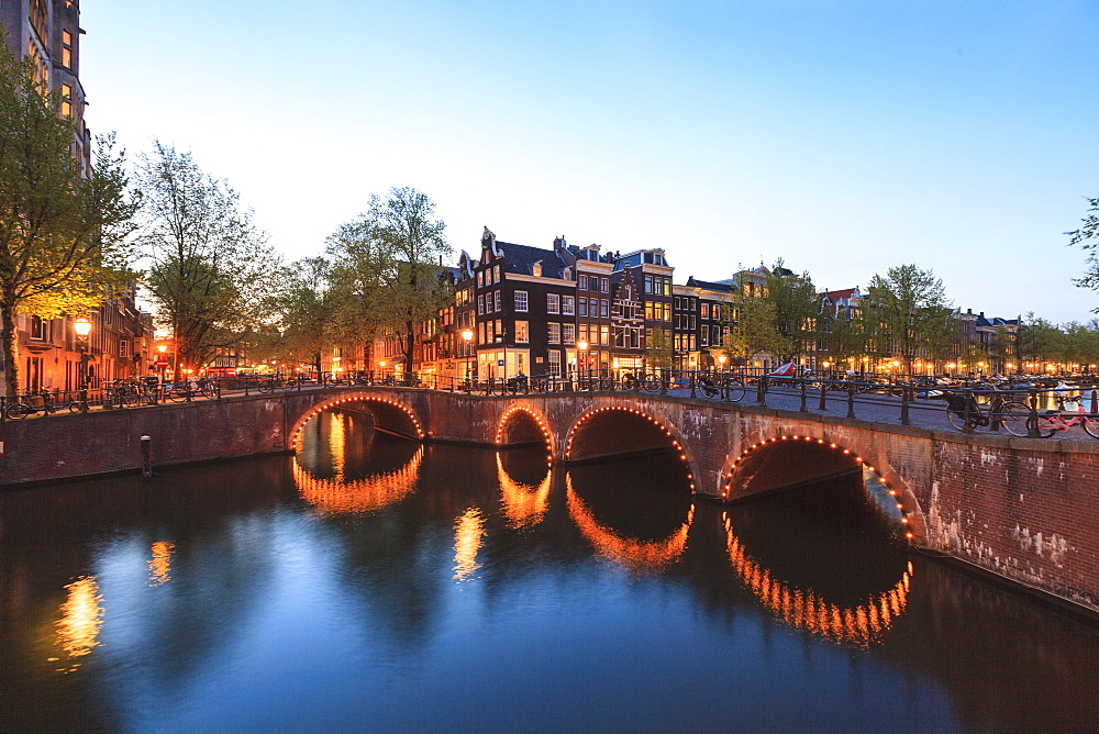 Keizersgracht Canal, Amsterdam, Netherlands, Europe 