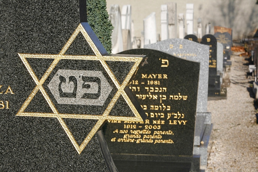 Jewish graveyard, Lyon, Rhone Alpes, France, Europe