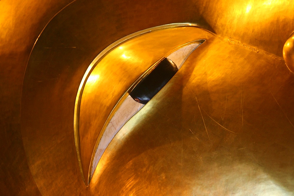 Reclining Buddha in Wat Po temple, Bangkok, Thailand, Southeast Asia, Asia