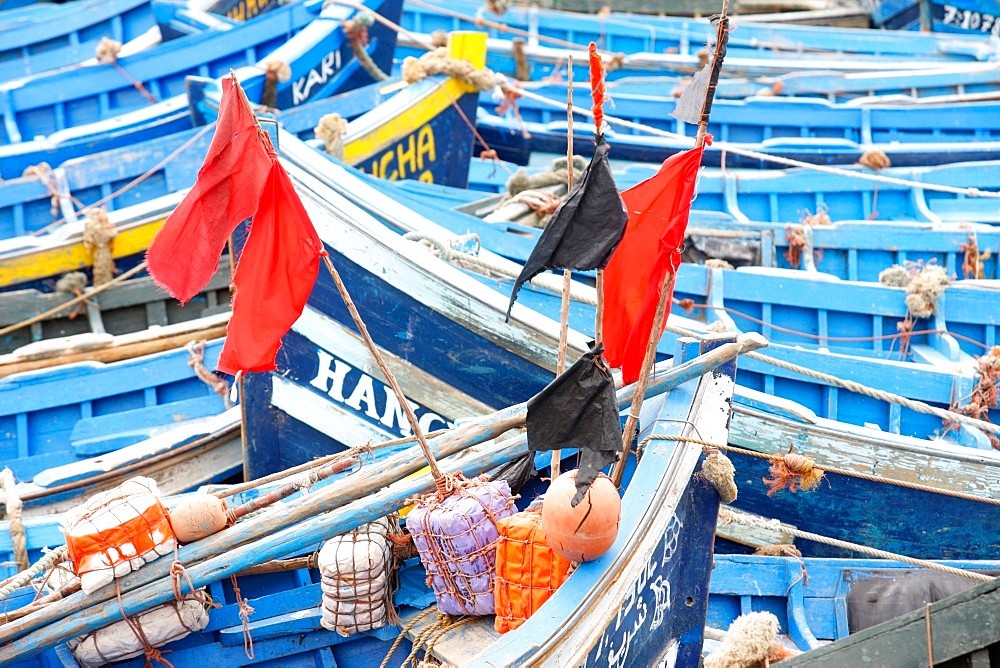 Fishing boats, Essaouira, Morocco, North Africa, Africa