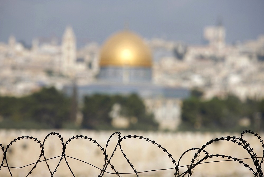 City seen from Dominus Flevit, Jerusalem, Israel, Middle East