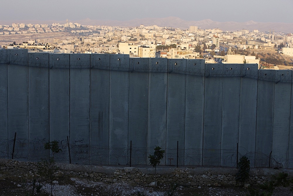 Security wall in Bethany, Israel, Middle East