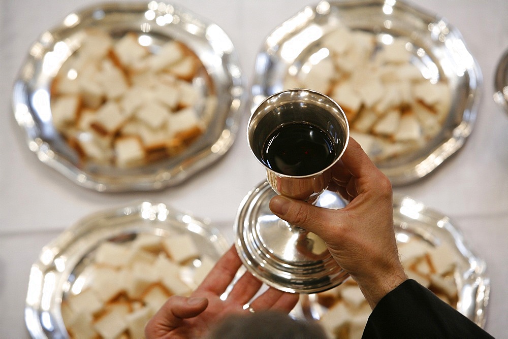 Protestant Eucharist, Paris, Ile de France, France, Europe